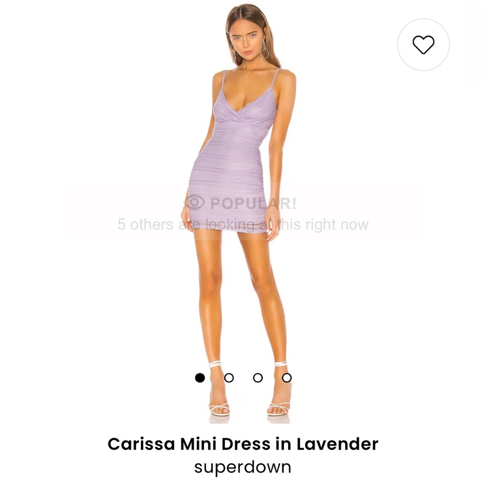 NWT Revolve Superdown Lilac Dress